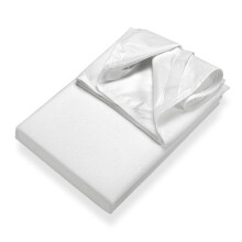 Setex Terry Towelling Waterproof Mattress Protector, Generation, White, F4PE, Terrycloth, Wei?, 90 x 200 cm