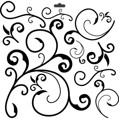 Crafters Workshop 373196 Crafter's Workshop Template, 12 by 12-Inch, Capricious