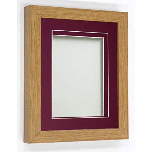 Rickman Box Frame Beech with Plum Mount, 20x16 for A3