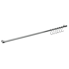 Metaltex Lonardo Wall Rail with 6 Hooks