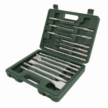 Silverline SDS Plus Masonry & Steel Drill Bit Set ? 15 Piece for Concrete, Masonry & Metal Drilling (196570)