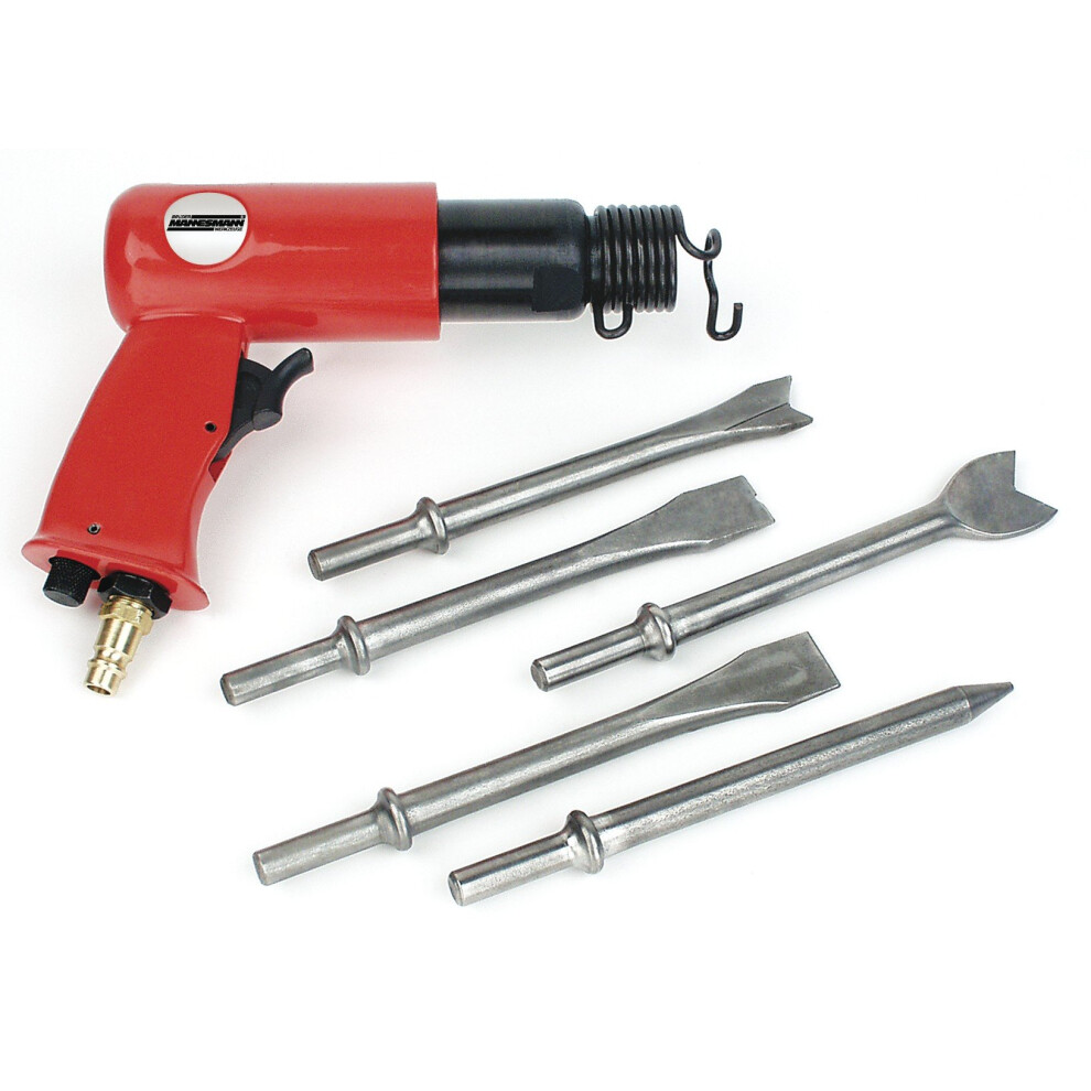 Br?Der Mannesmann Werkzeuge 1513 Compressed Air Impact Chisel Set 5051224584581