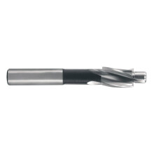 RUKO HSS Flat Counter Sinker with Fixed Guide, Fine Grade for Through Hole, DIN 373, Bright Finish, 12.5 mm Diameter, 100.0 mm Length, R102405