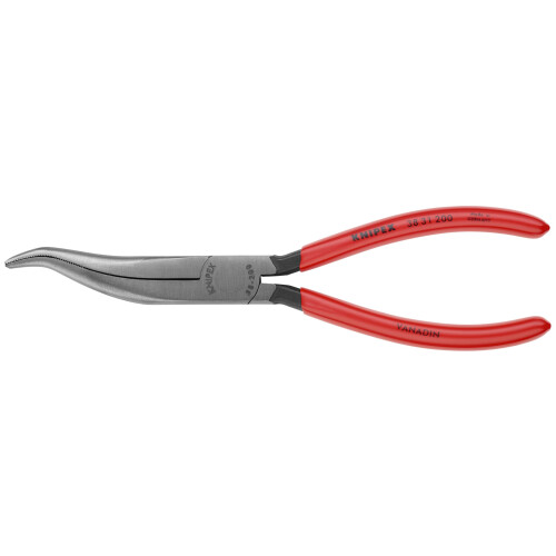 Knipex KNIPEX Tools - Long Nose Pliers Without Cutter, S Shape (3831200)