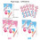 30Pcs Ice Cream Patterned Plastic Gift Bags 17x25cm-Black 67 4