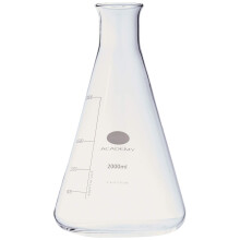 Academy 0W-3Y2K-DQCF-FBA CONICAL ERLENMEYER FLASK 2L 2000ML BOROSILICATE GLASS