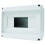 Electraline 60434 IP44 Distribution Board Without Door 8 Compartments 1