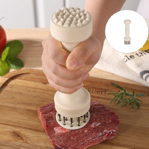 Meat Loosening Needle Hammer Tool Efficient Steak-White 2