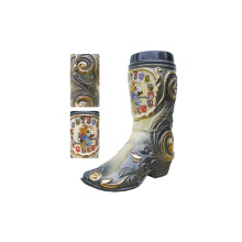 Z?ller & Born German Beer Stein boot black Deutschland cup 0.4 liter tankard, beer mug ZO 1545/600