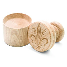 Calder Corzetti Mould Ear Shape, 5.3 Cm Diameter-5.5 Cm Height, Colour-Brown, Wood
