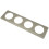 Legrand C?liane2 Plate with One Switch, Grey, LEG98879 1
