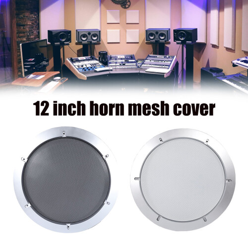 12 Inch Car Speaker Grilles Metal Mesh Protective Case for 1