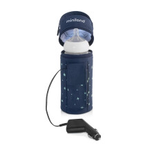Miniland Baby Bottle Warmer Very Practical for The car, Denim