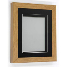 Rickman Box Frame Beech with Black Mount, 10x8 for 6x4 inch