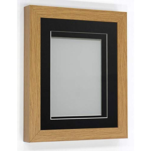 Rickman Box Frame Beech with Black Mount, 10x8 for 6x4 inch