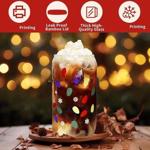 Verre de Noël à couleur changeante 600 ml 1