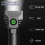 Φακός επαναφορτιζόμενος USB Bright200M, 6 LED, 4W, 800mAh18650, αδιάβροχος ABS—Συμβατός με 6