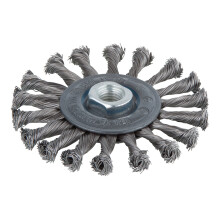 wolfcraft Steel Wire Wheel Brush, Twisted I 2149000