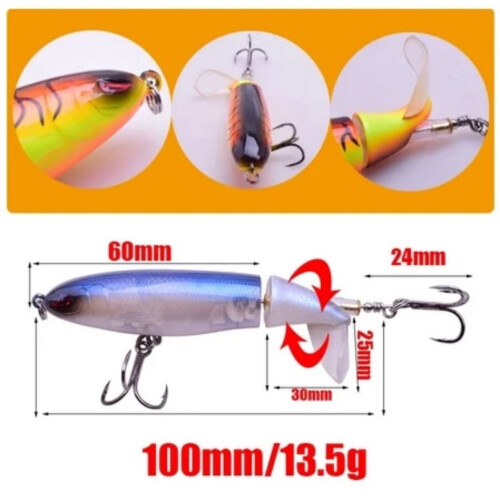 Δόλωμα για γαρίδες με ουρά 10cm, 13g, συσκευασία των 2 2