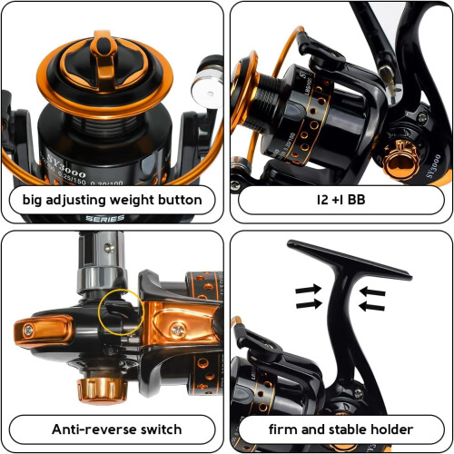 Μηχανισμοί Καλοκαιρινοί και Centron Spinning, 12+1BB Ελαφρύς και εξαιρετικά λείος 2
