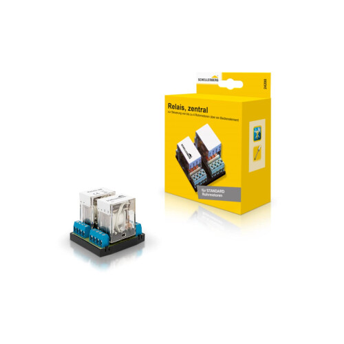 Schellenberg 24200 Roller Shutter Isolation Relay for Simultaneous Control of up to 4 Roller Shutter Motors via Switch or Timer