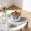 Ceramic Salt Cellar Including Elegant Cover-small blue floral 7