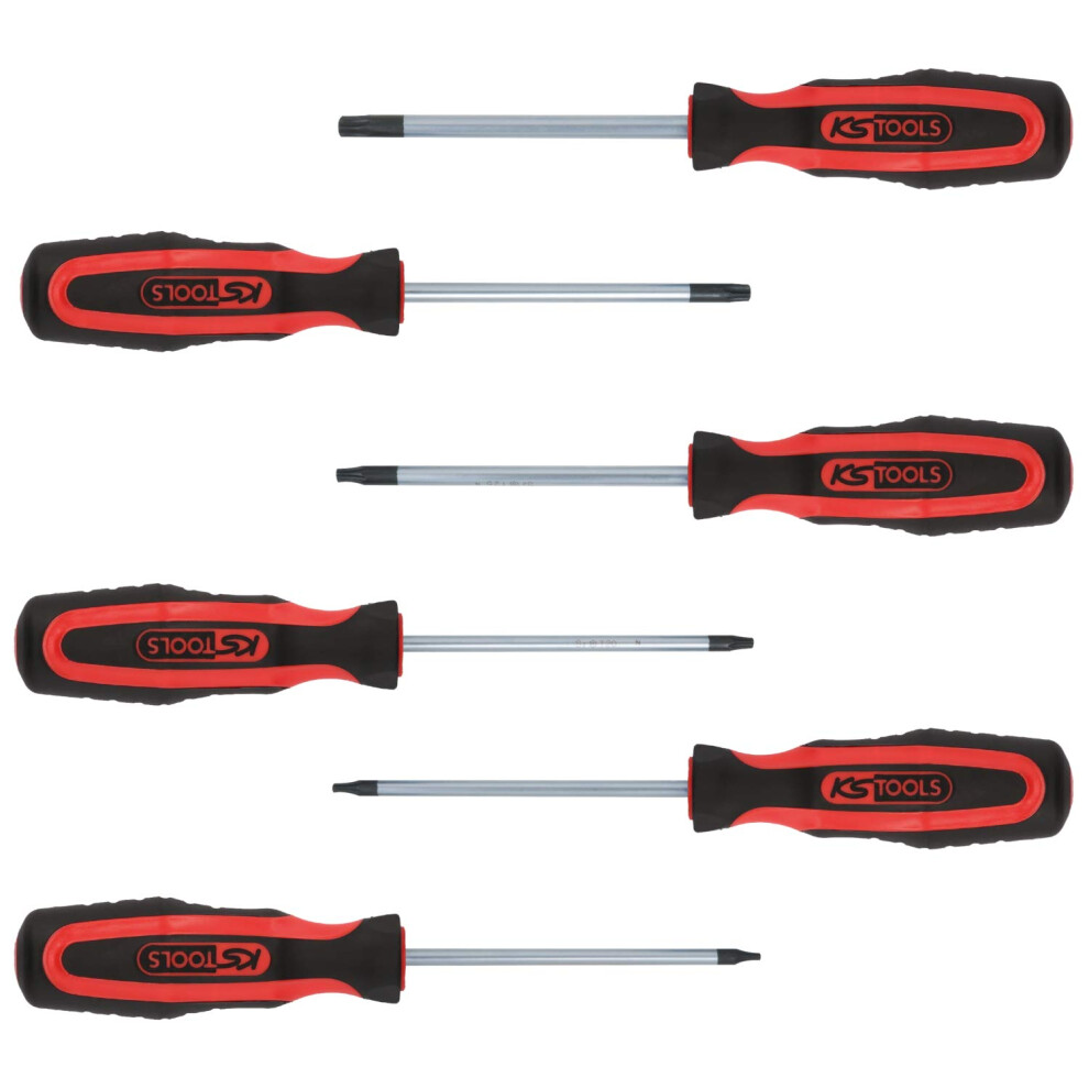 Ks Tools 159.0040 Tx Tb10-Tb40 Ergo+ Tamperproof Screwdriver Set (6 Pieces) 5051224591732
