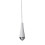 Croydex Croydex AJ177641 Classic White and Chrome Light Pull, 60mm 1