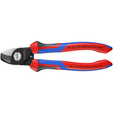 KNIPEX Tools - Cable Shears, Twin Cutting Edge, Multi-Component (9512165)