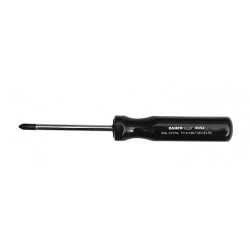 Bahco Bahco 8052 Reversible Blade Screwdriver, Black,