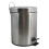 MSV 5 Litre Inox Plus Polypropylene Stainless Steel Step Bin, Silver 1