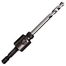 Starrett XA4C Hole Saws Arbor - 14-30mm Hex Shank Arbor 1/2" Screw Thread with 6.35mm Carbide Tipped Pilot Drill - Quick Change Mandrel