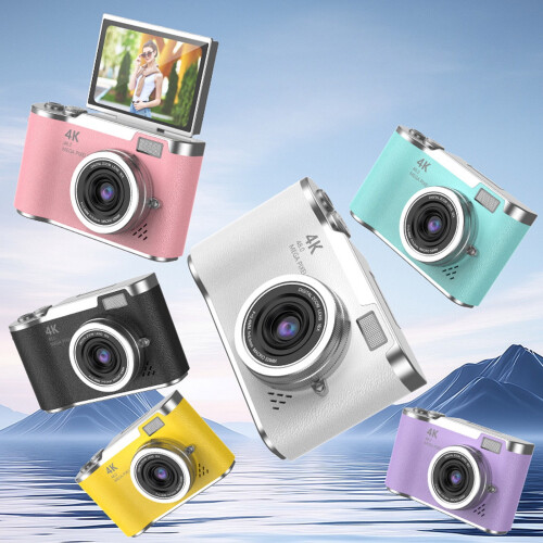 High Definition Compact Digital Camera Photography With Versatile Features And Easy Operation Ideal Beginners And Students,White 2