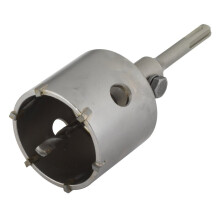 wolfcraft Annular Bit, Tungsten Carbide Tipped, With SDS Plus Mandrel I 8914000 I For installing flush sockets in concrete, brick walls and stone;
