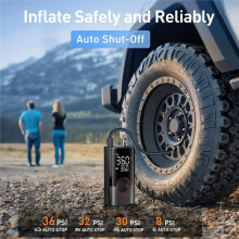 150PSI Air Pump Tire Inflator Portable Air Compressor Rechargeable Cordless Car Bike Motorcycle Pump Inflate