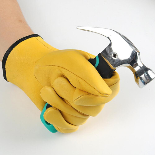 Luvas de trabalho em pele de carneiro com isolamento térmico (1 par) 2