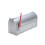 Sterling US Aluminium Mailbox - Silver 1