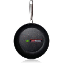 Wecook Ecochef 10424 24 cm Non-Stick Frying Pan, Full Induction Base, Titanium, BPA Forged Aluminium
