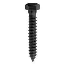 National Hardware N800-022 Lag Screw Made of Galvanized Steel Used to Install Outdoor Reinforcement Hardware Collection, Blacks on Pergolas Gazebos