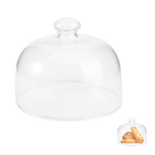 Angoily Cake glass dome cheese dome cake dome cake cover glass dome cheese plate cake cover food cover lid for patisserie food cover