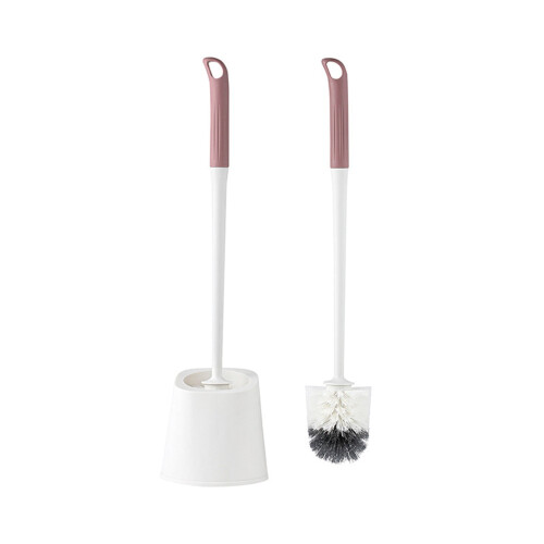 Spazzolino per WC a setole morbide, emisferico, rosa1 2