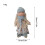 Boneca de pelúcia artesanal com roupa de tricô de 30 cm (12 polegadas). 3