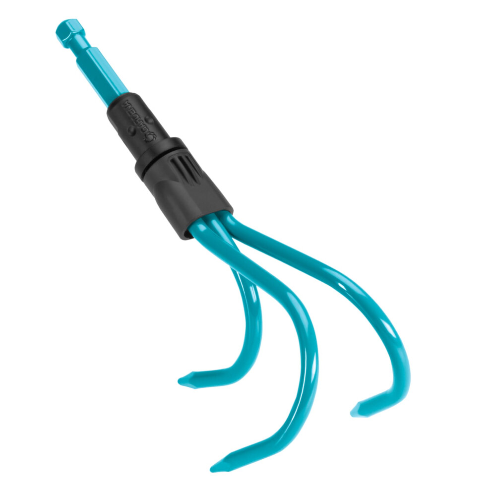 Gardena Combisystem Grubber: Hoe With Three Tines, The Ideal Garden Accessory For Loosening And Aerating The Soil, 9 Cm Working Width, Fits All Cs