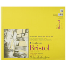 Pro-Art Paper Strathmore Bristol Smooth Paper Pad 14-inch x 17-inch, 20 Sheets