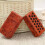 Novelty Pillows Plush Brick Red Home Use 1Set 2