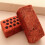 Novelty Pillows Plush Brick Red Home Use 1Set 3
