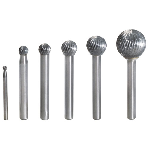 KS Tools 515.3286 Carbide Rotary Burrs KUD Cone