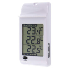 Brannan Digital Max Min Greenhouse Thermometer - Monitor Maximum and Minimum Temperatures For Use In The Garden or Home Indoor Outdoor Greenhouse