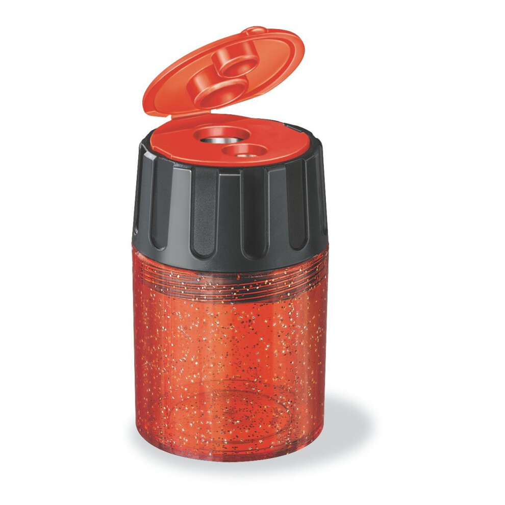 Staedtler 5134 Round Pencil Sharpener Pack Of 10 In Cardboard Box