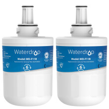 Waterdrop DA29-00003G Fridge Water Filter, Compatible with Samsung? Aqua Pure Plus DA29-00003G DA29-00003B DA97-06317A DA61-00159A HAFCU1/XAA
